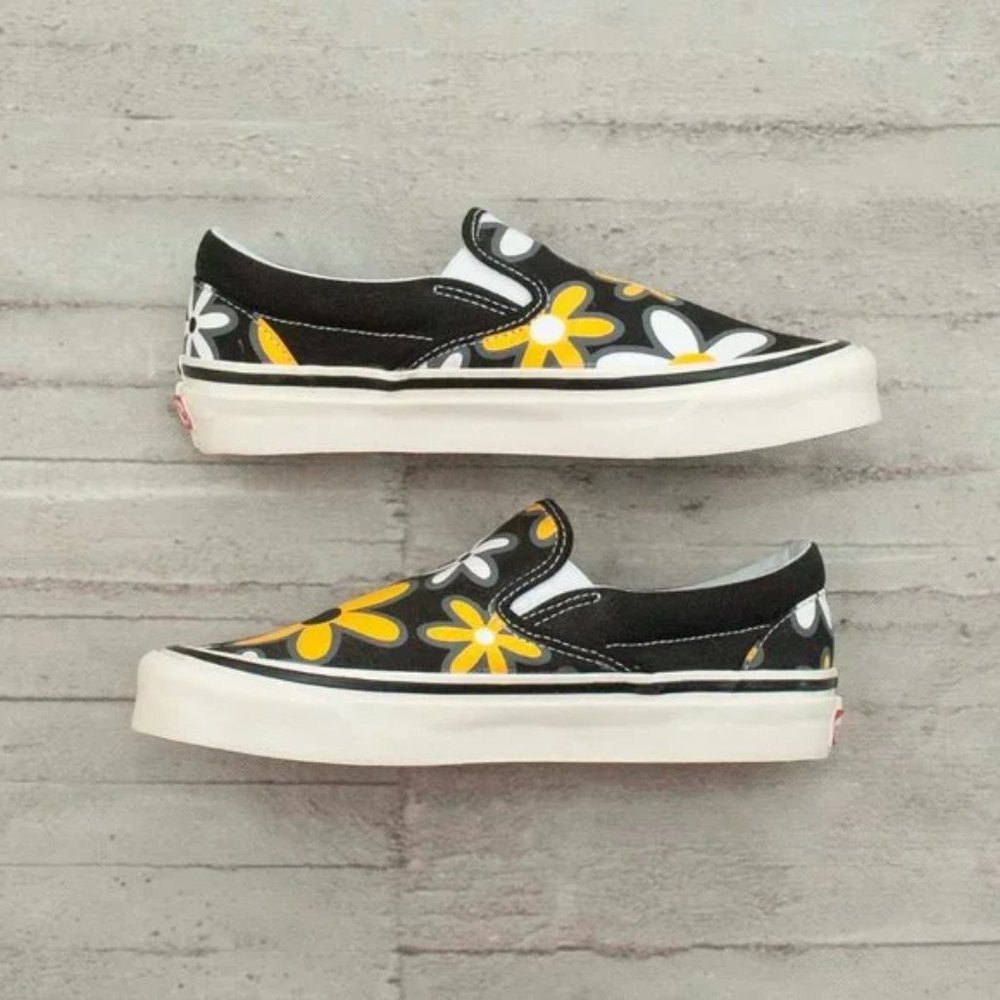 NWOB Vans Anaheim Factory Slip-On - Flower Power women's size 7.5. - Picture 2 of 5